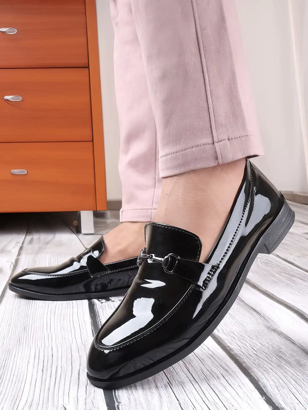 Buy Bxxy Men Buckle Detailed Formal Loafers - Formal Shoes for Men