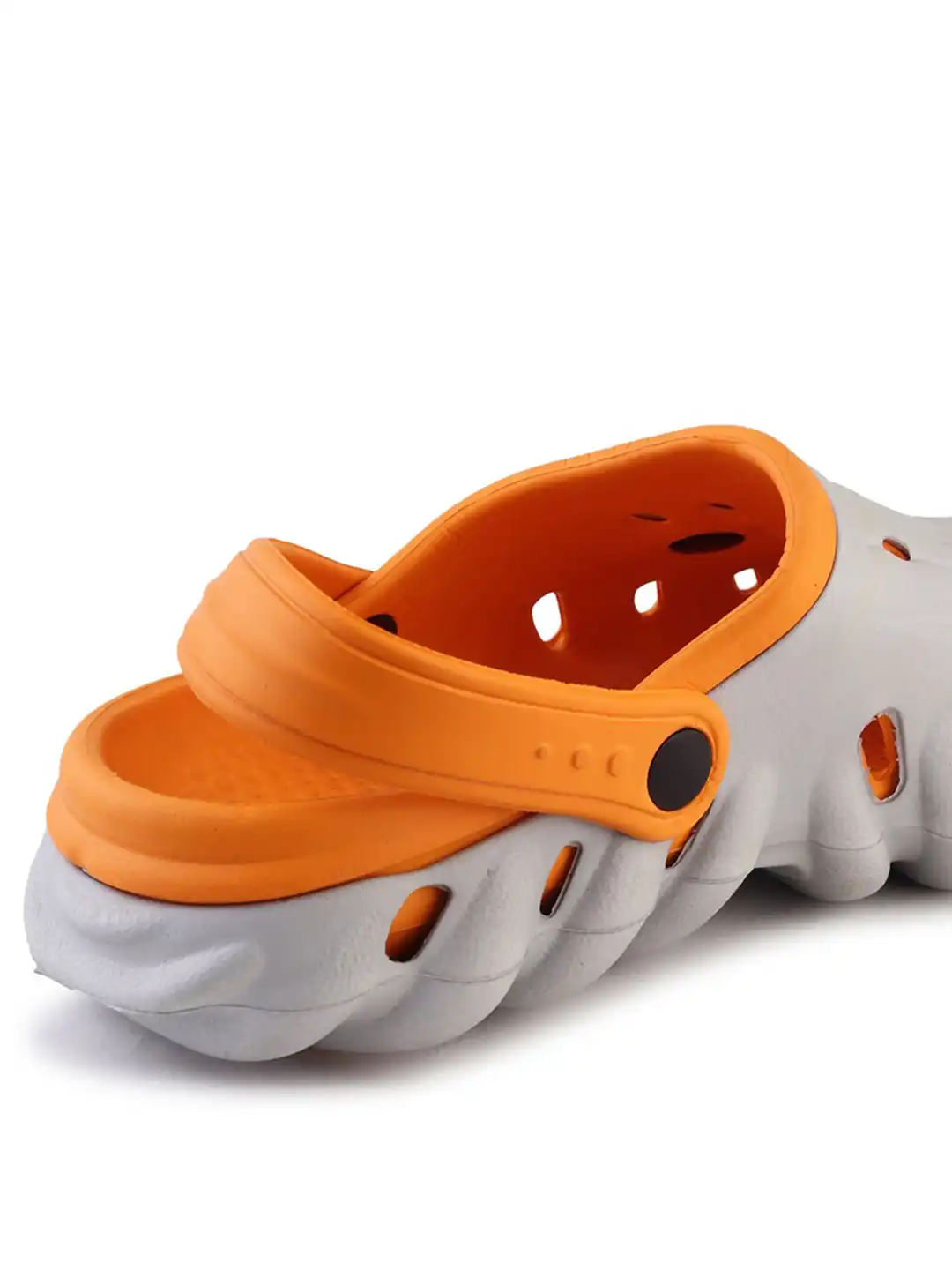 Buy HRX by Hrithik Roshan Men Grey Self Design Rubber Clogs - Flip