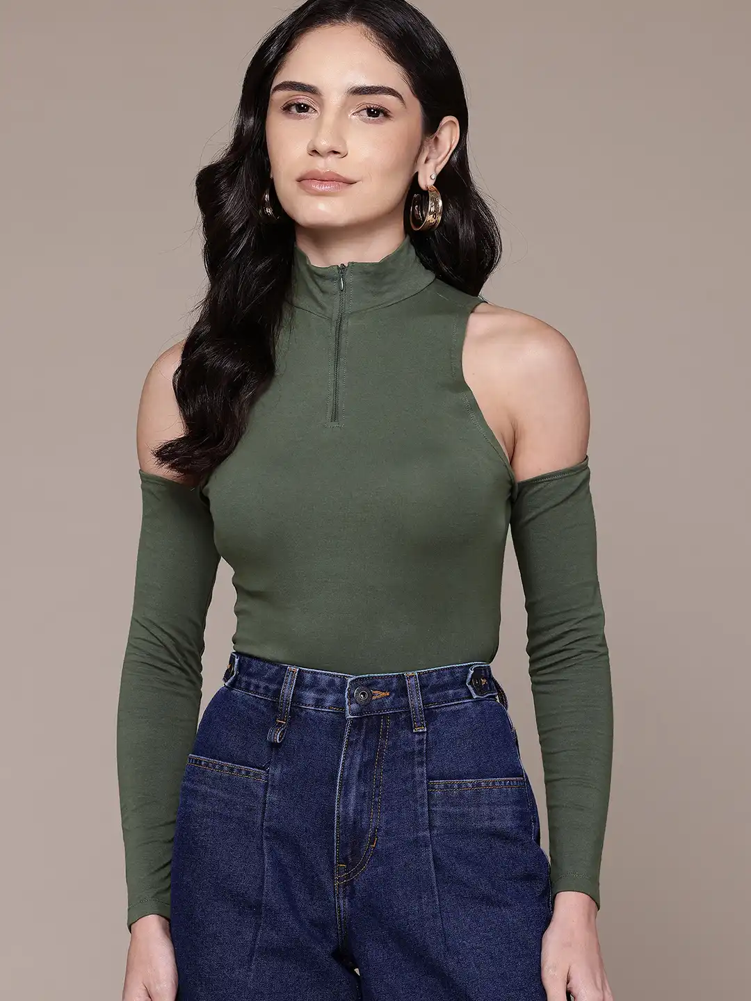 Buy The Roadster Lifestyle Co. Cold-Shoulder Top - Tops for Women