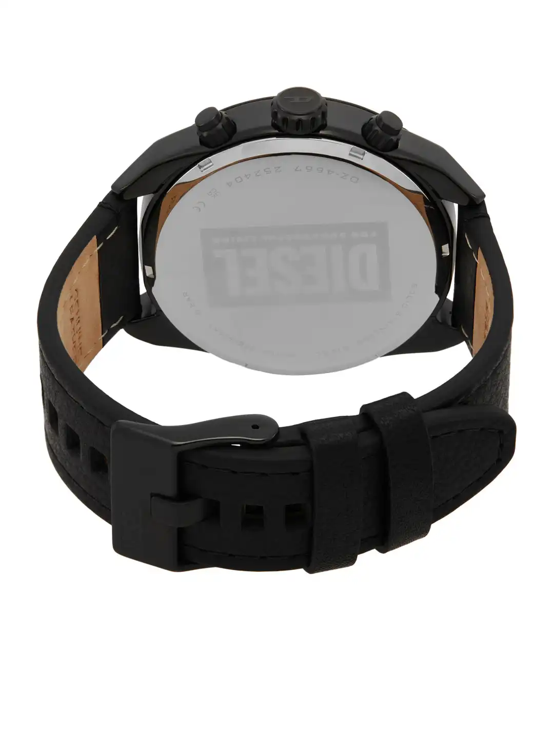Buy DIESEL Men Printed Dial & Leather Straps Analogue Watch DZ4667