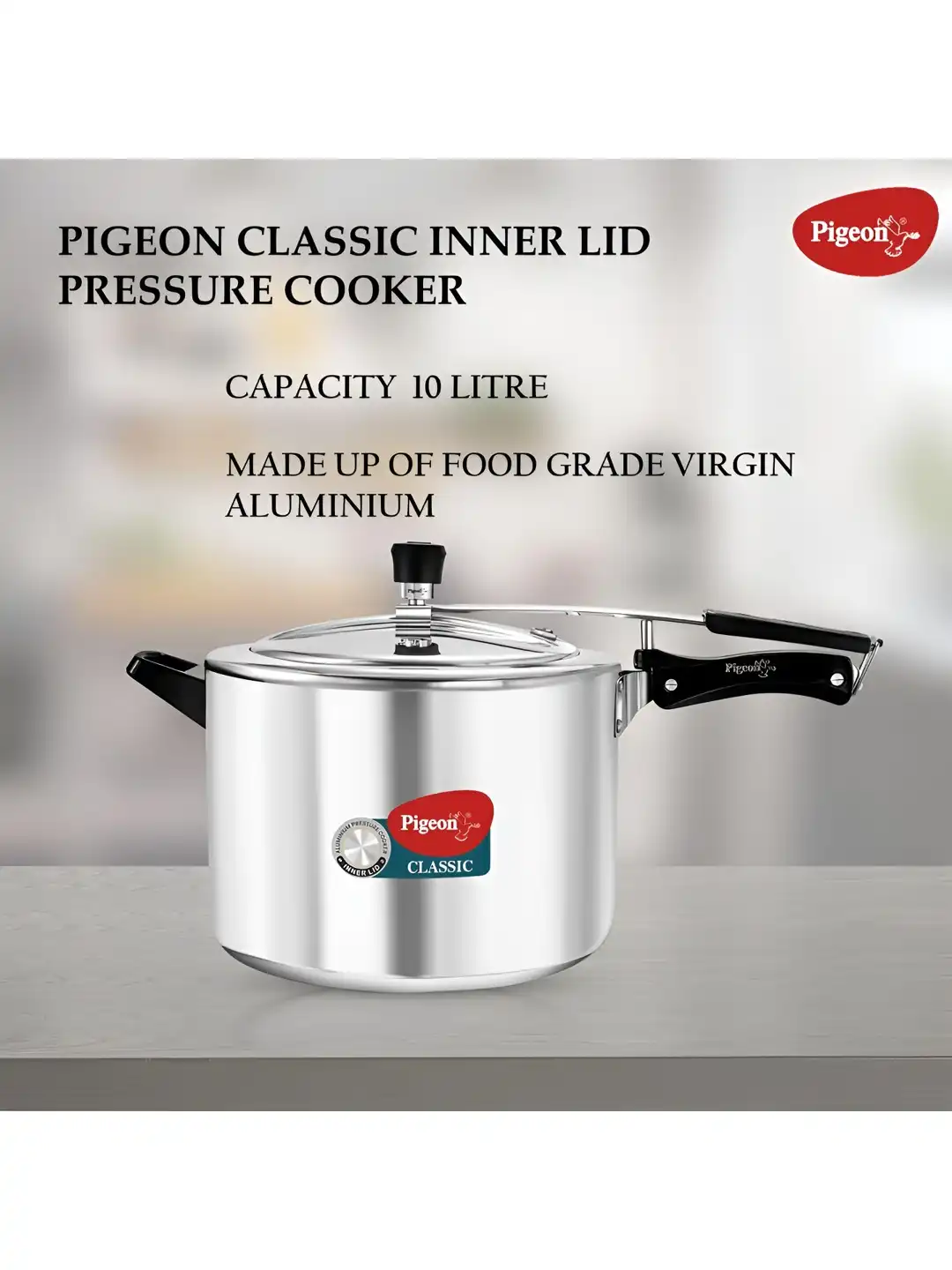 Buy Pigeon Classic Silver Aluminium Dishwasher safe Induction