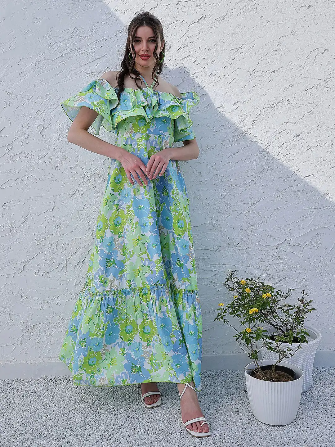 david's bridal green dress Dreamers Midi Dress - Green Floral - Buy Women's Dresses main image 0