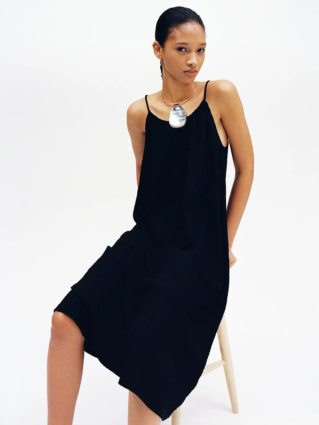Buy H&M Textured Jersey Strappy Dress - Dresses for Women 29320820