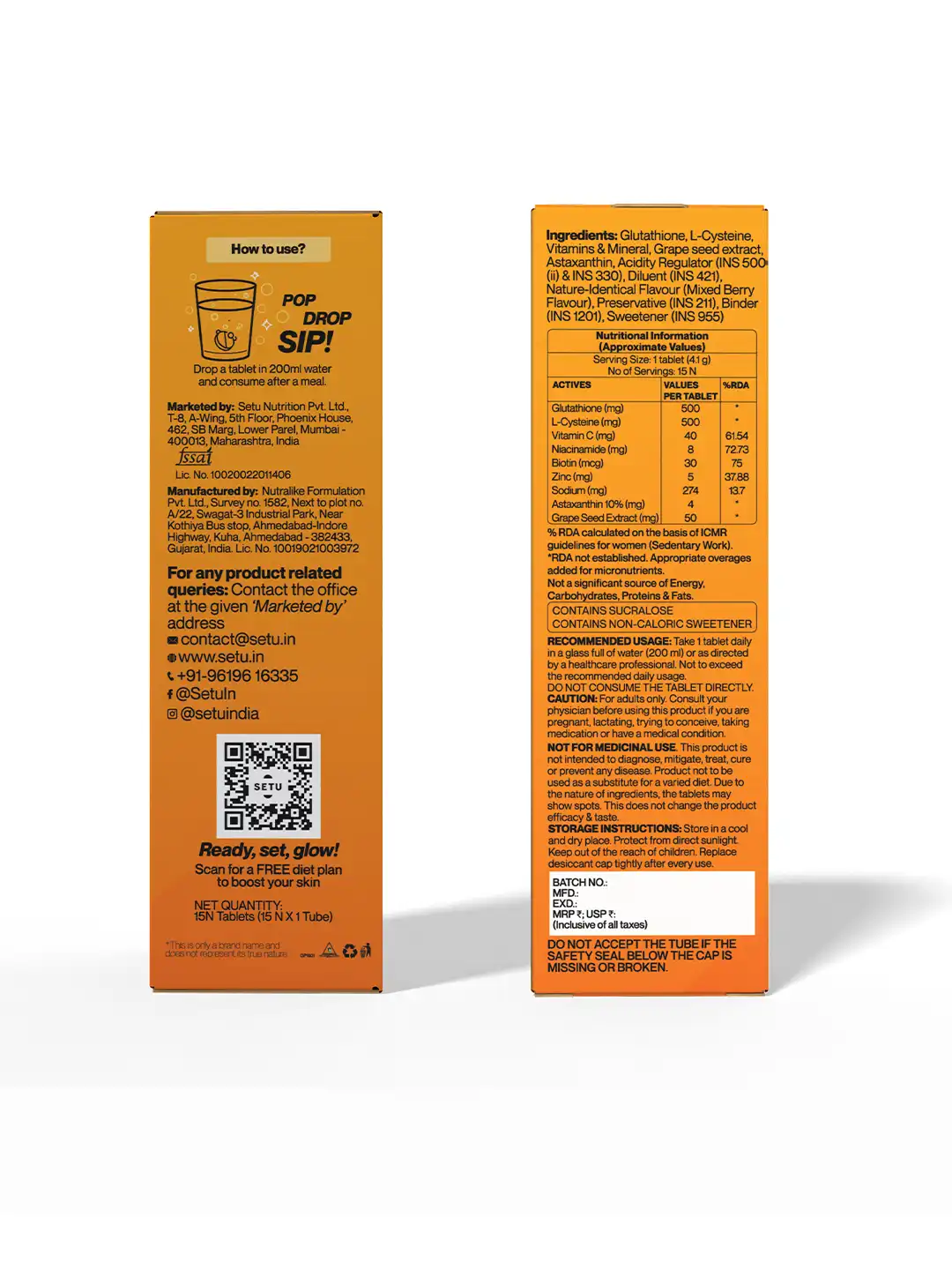 setu skin renew glutathione review Buy Best Glutathione Tablets for Skin Brightening main image 1