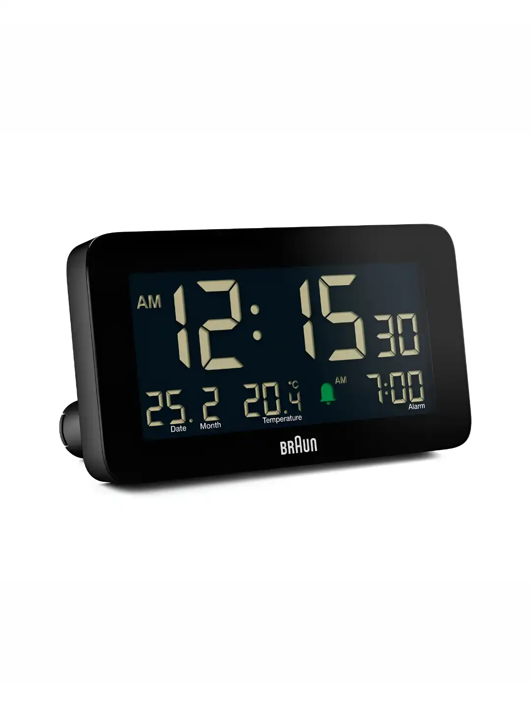 Buy Braun Black Contemporary Rectangle Shaped Digital Alarm Clock Buy Braun Black Contemporary Rectangle Shaped Digital Alarm Clock