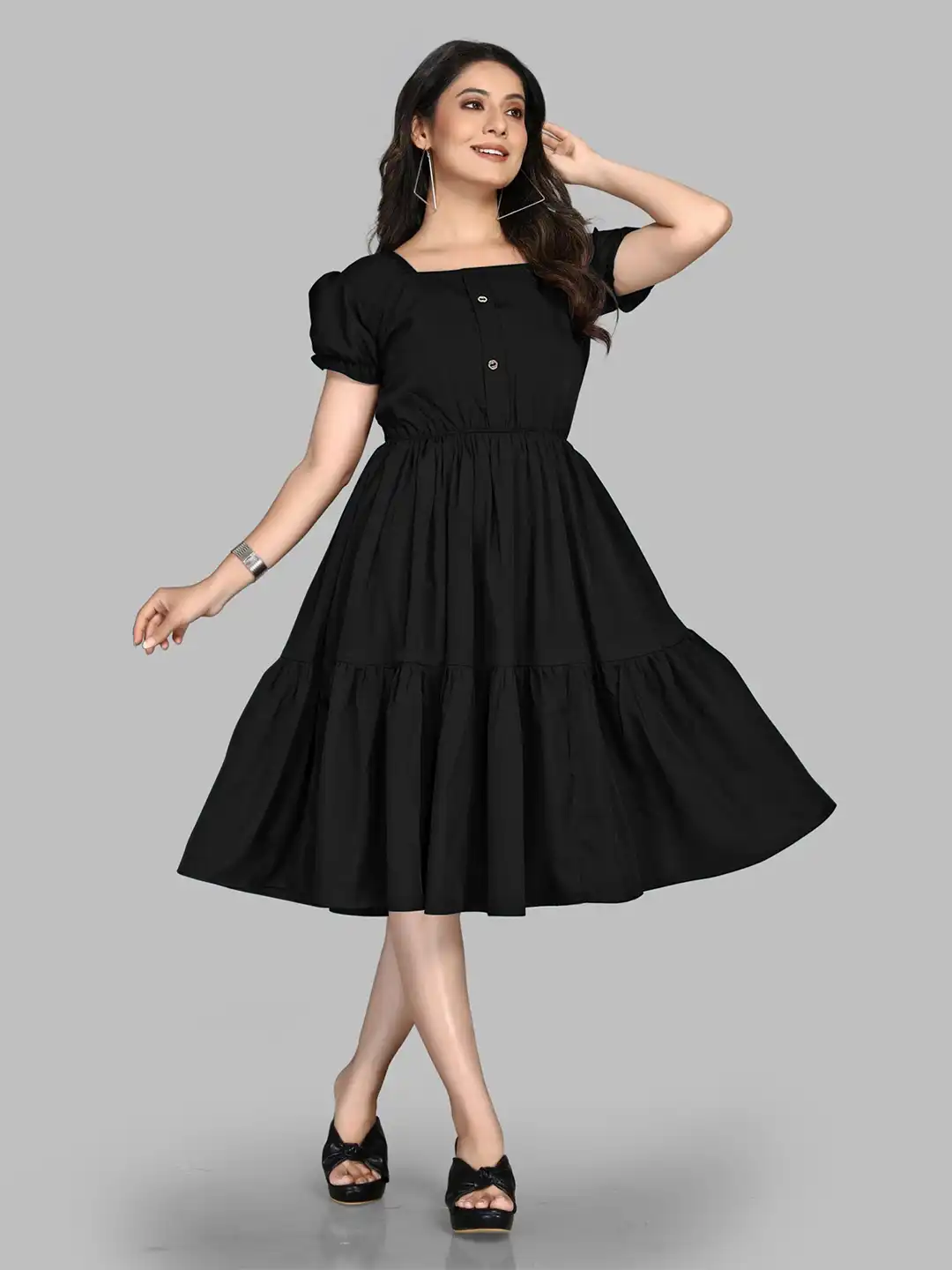 sachin and babi light blue dress What To Wear to a Casual Wedding (by Location, Time, + More)
