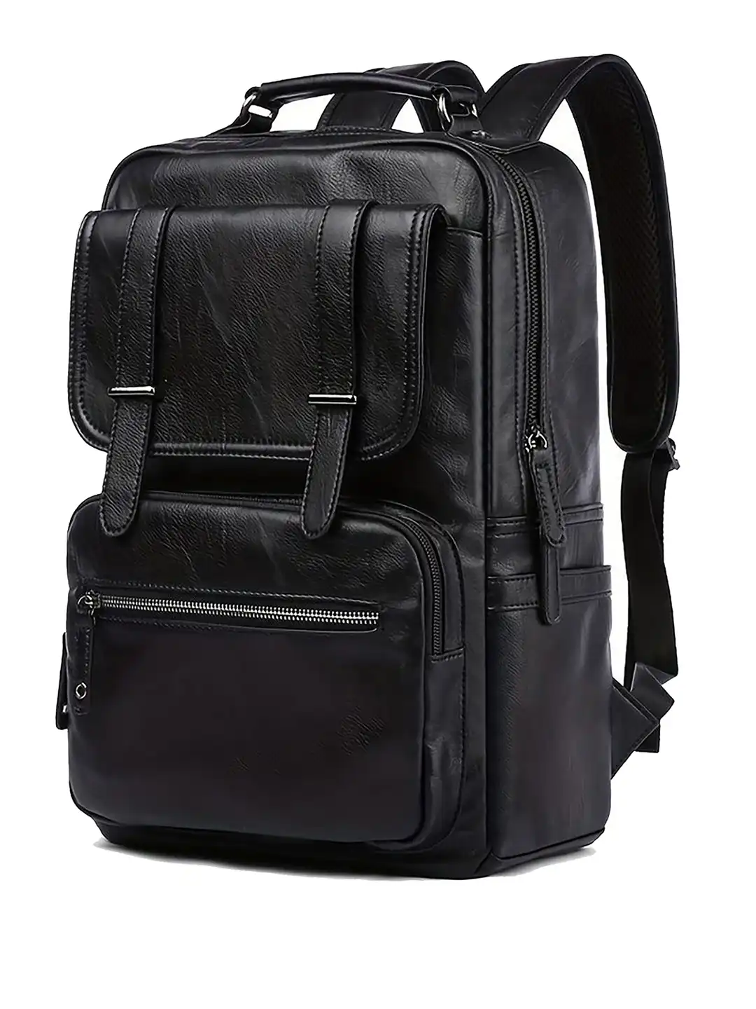 Buy FUR JADEN Unisex Vegan Leather Laptop Backpack - 20L