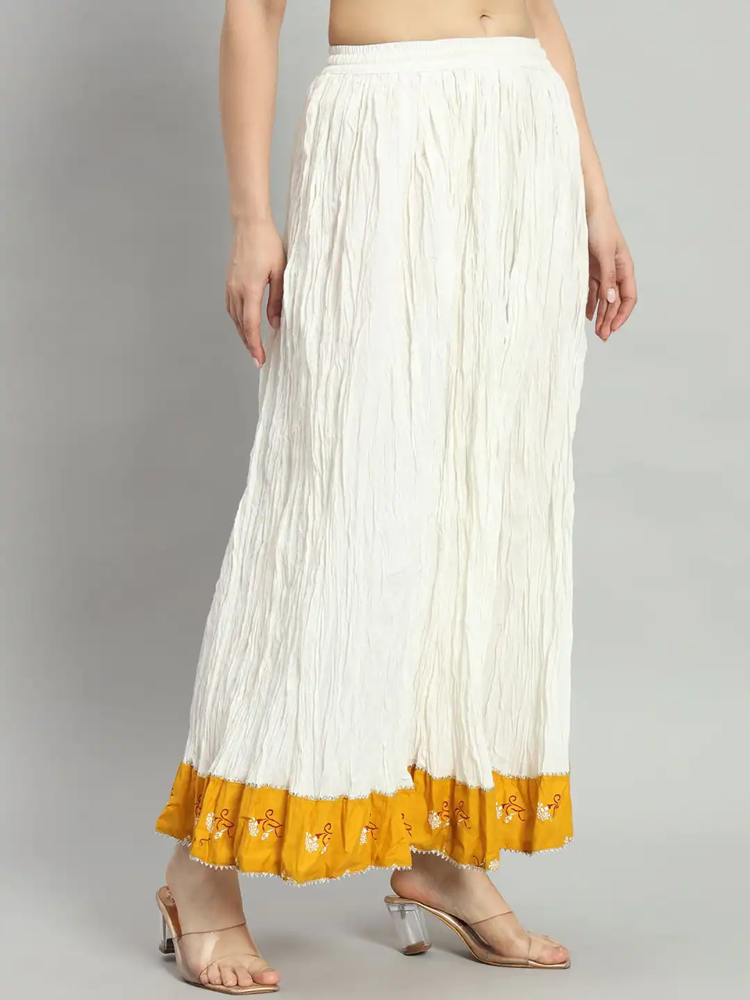 Buy ZRI Pure Cotton Flared Maxi Skirt - Skirts for Women 29683716