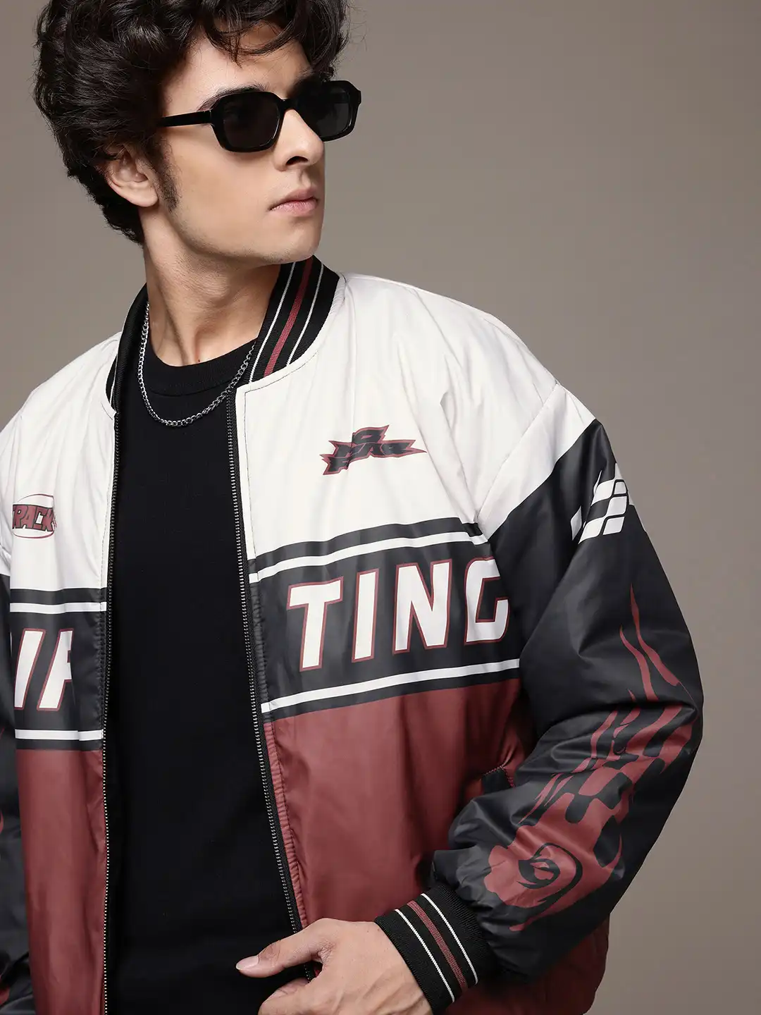 Buy The Roadster Lifestyle Co. Men Colourblocked Bomber Jacket