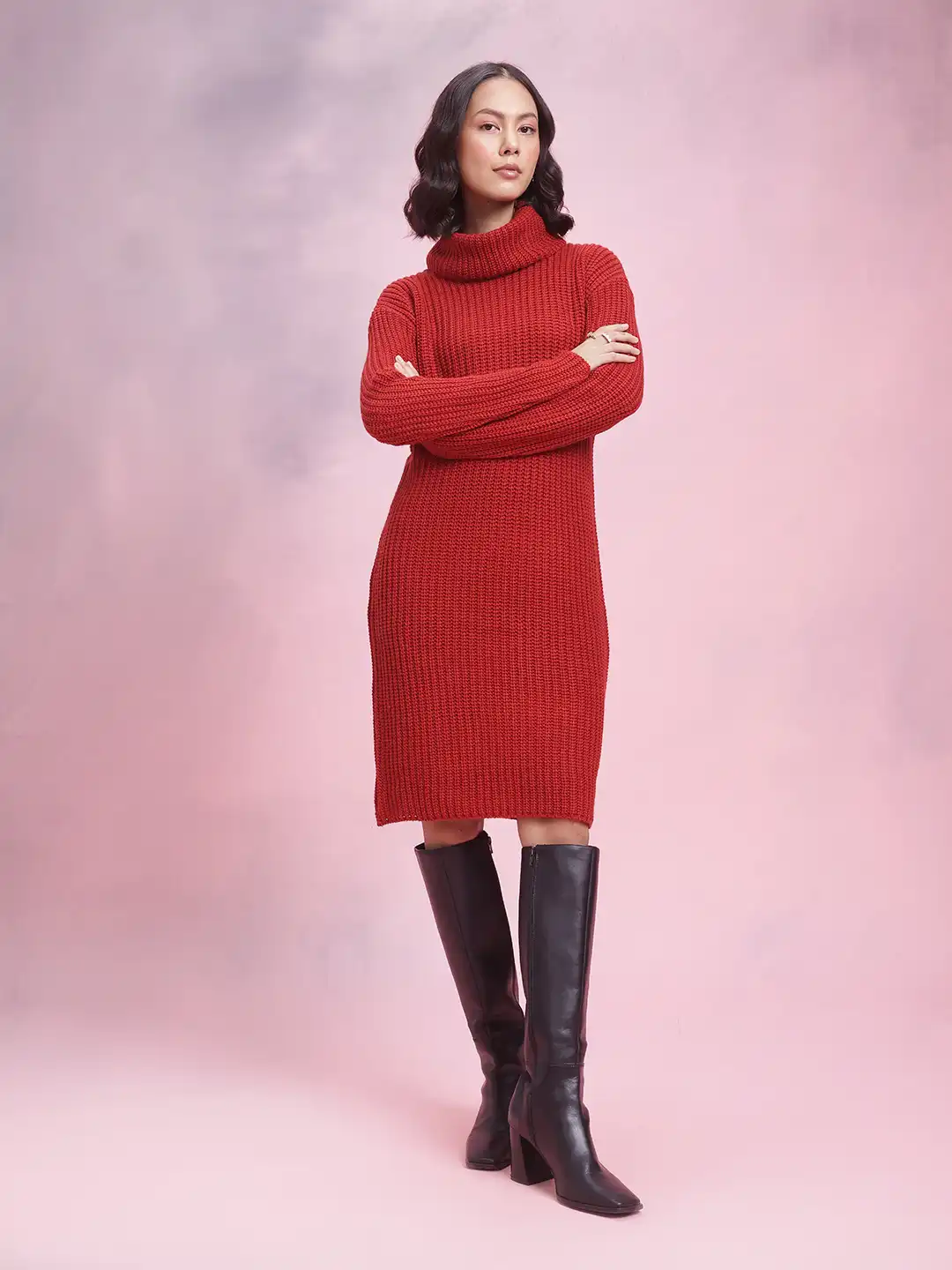 Buy DressBerry Sheath Ribbed Acrylic Winter Dress - Dresses for Women  29781792 | Myntra