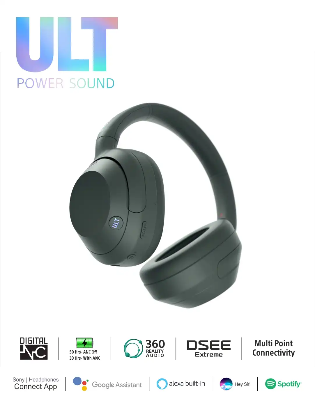 Buy Sony ULT Wear WH-ULT900N Noise Cancellation Wireless Bluetooth