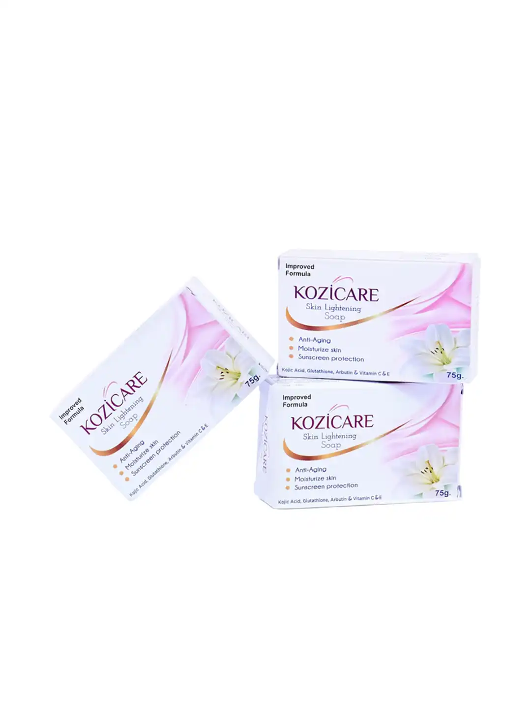 Buy KOZICARE Set Of 3 Skin Lightening Soap With Vitamin C - 75g Each - Soap  for Unisex 29858133 | Myntra