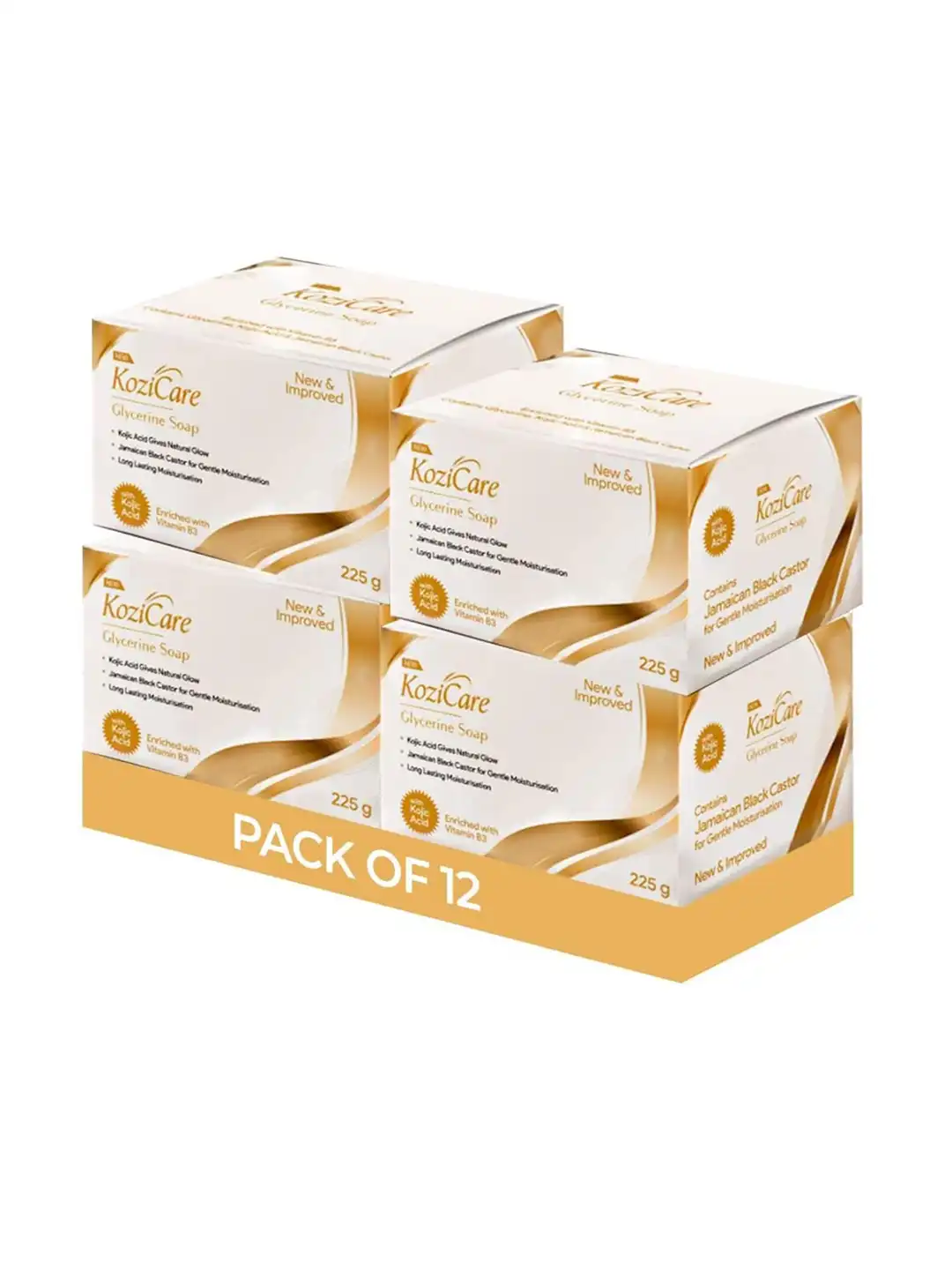 Buy KOZICARE Set Of 12 Glycerin Kojic Acid & Glutathione Skin Whitening Soap  - 75 gm Each - Soap for Unisex 29858142