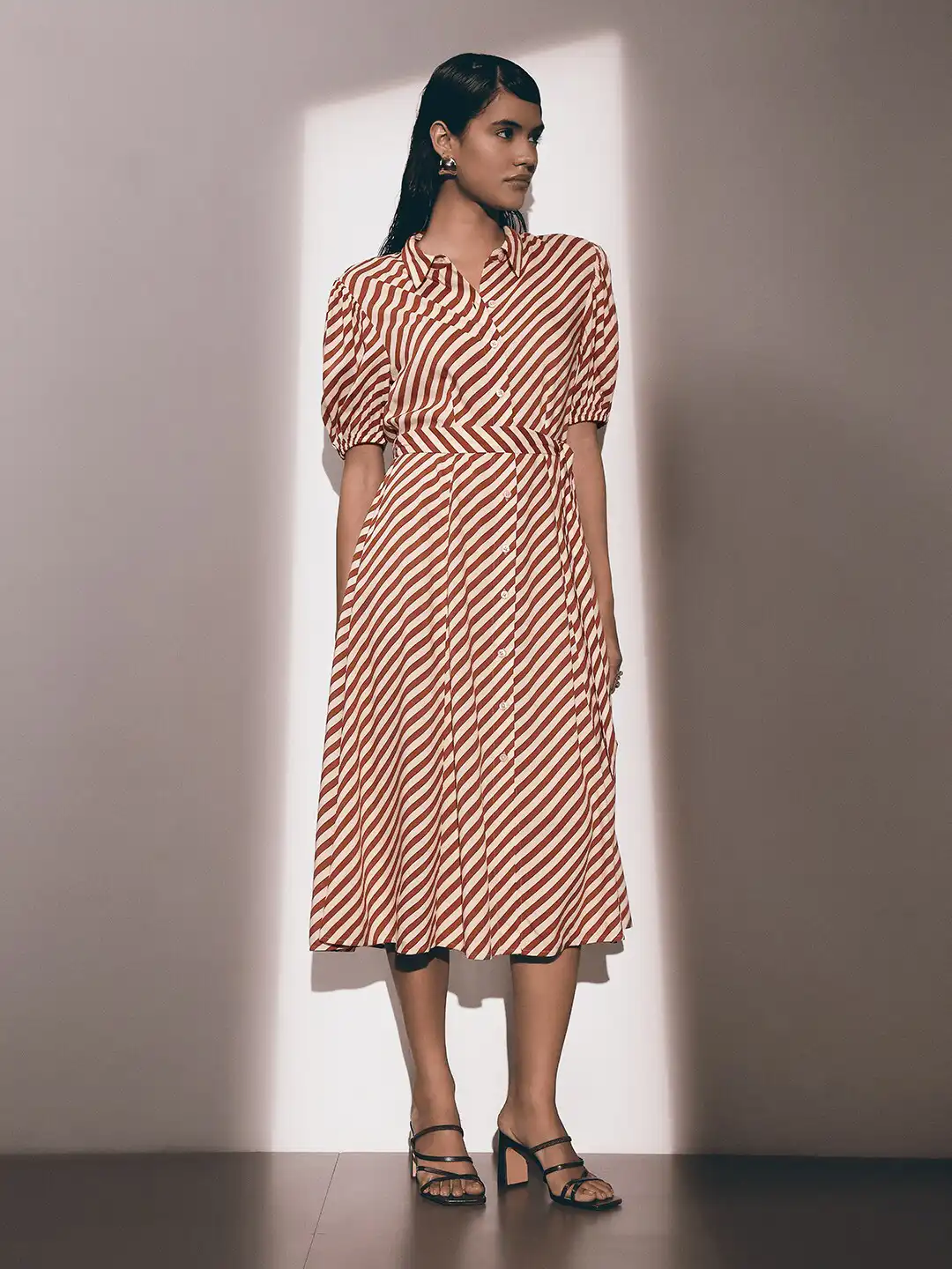 h&m brunch dress Buy Printed Striped Dresses - Dresses for Women 29864304 shaped seam at the womens formal wear Sleeveless A-Line Mini Dress Color:French Lilac