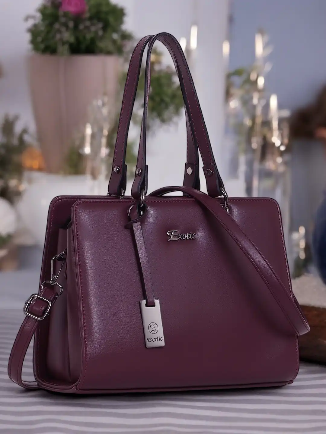 Buy Exotic Structured Handheld Bag with Cut Work - Handbags for