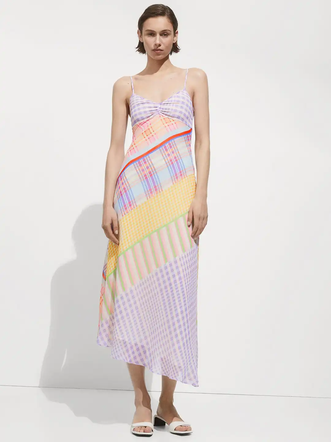 21st birthday dress themes MANGO. Asymmetrical pink dress TL – Hibuy market