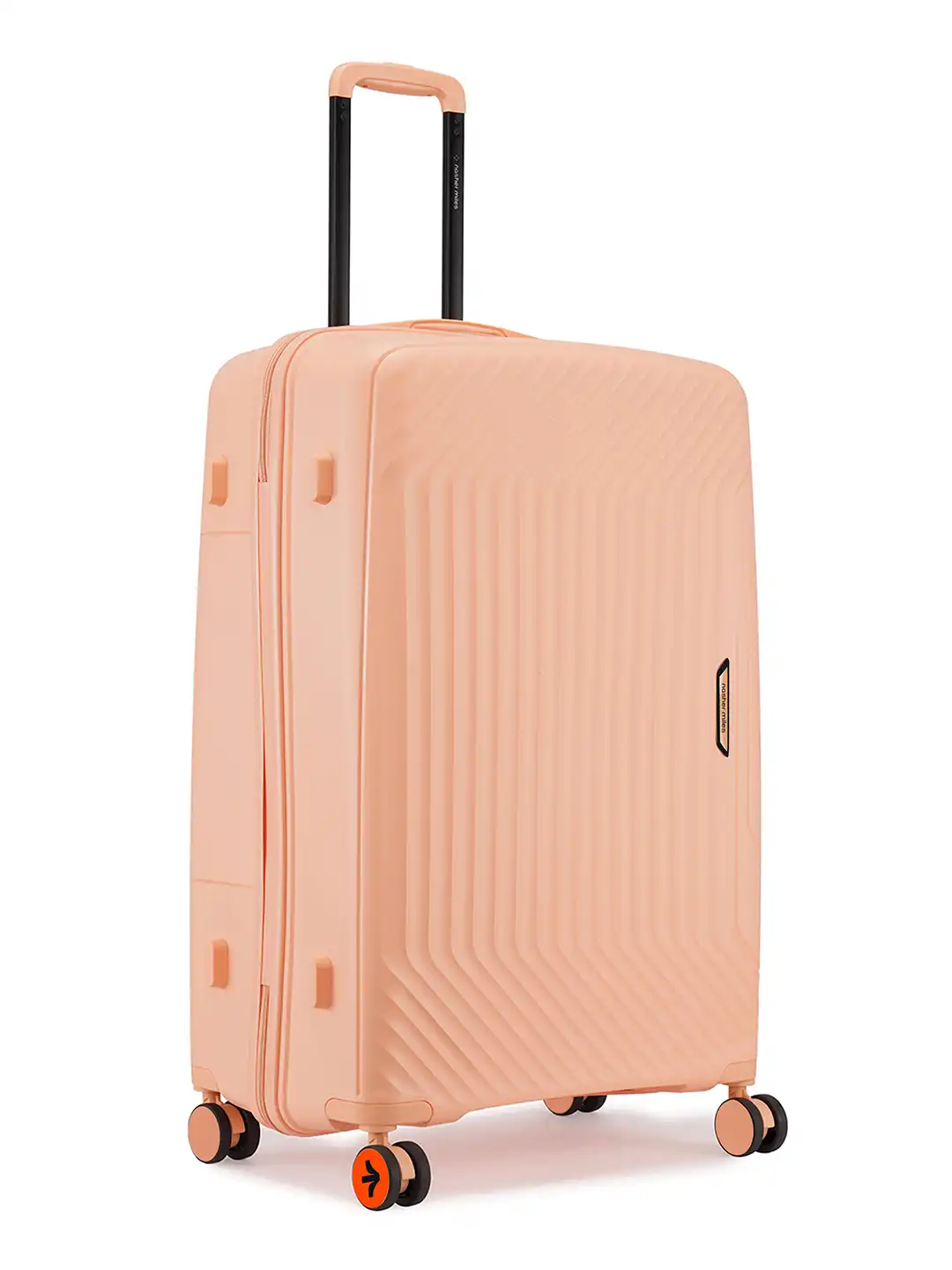 Buy Nasher Miles Coorg Hard-Sided Polypropylene Set of 2 M/L Peach