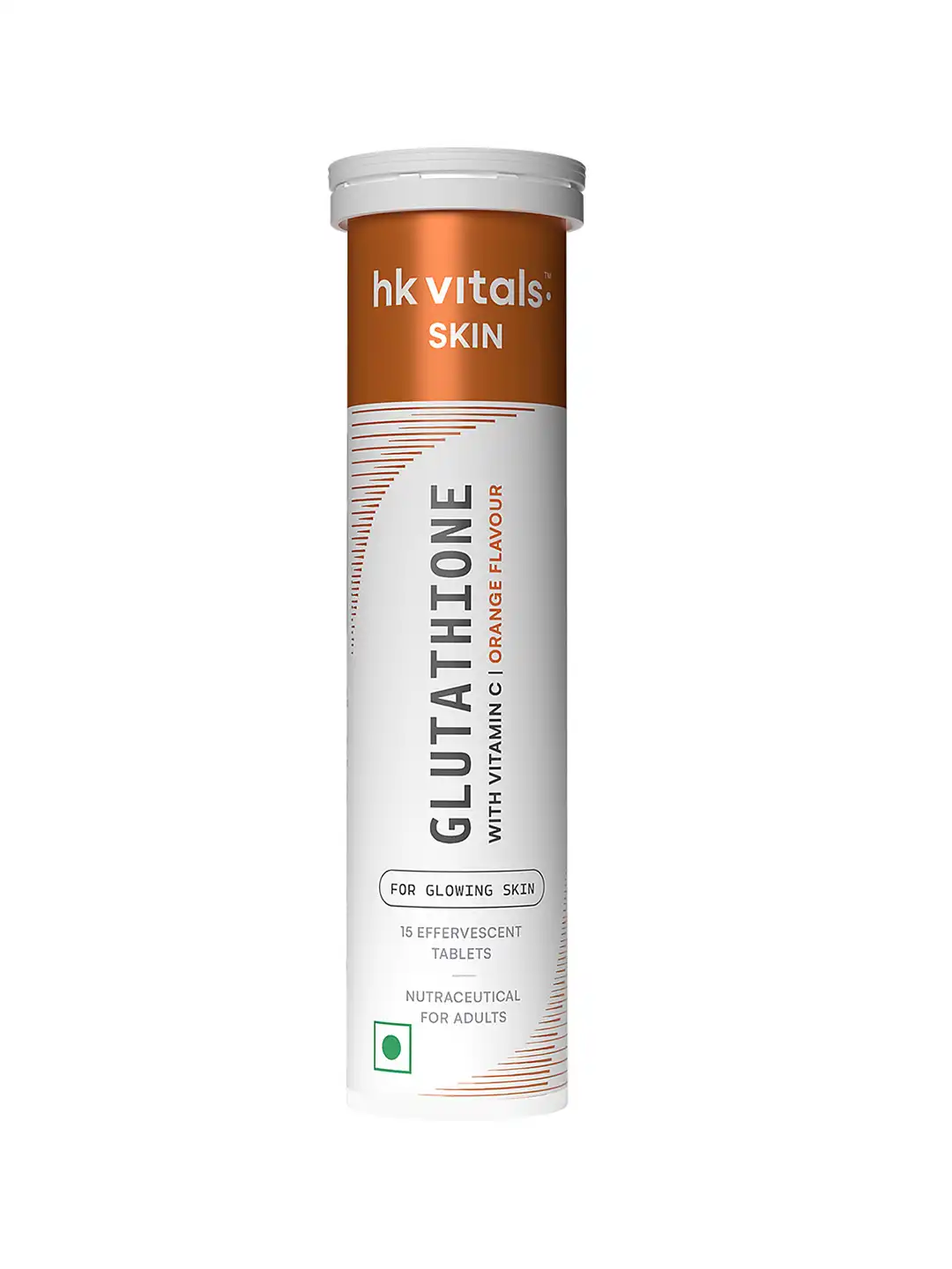 Buy HK VITALS Glutathione Effervescent Tablets - 15 Tablets - Orange Flavor  With Bottle - 300m - Skin Supplements for Unisex 30070596
