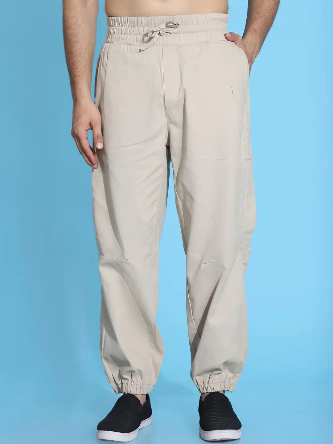 Buy TAG 7 Men Relaxed Loose Fit High-Rise Joggers - Trousers for