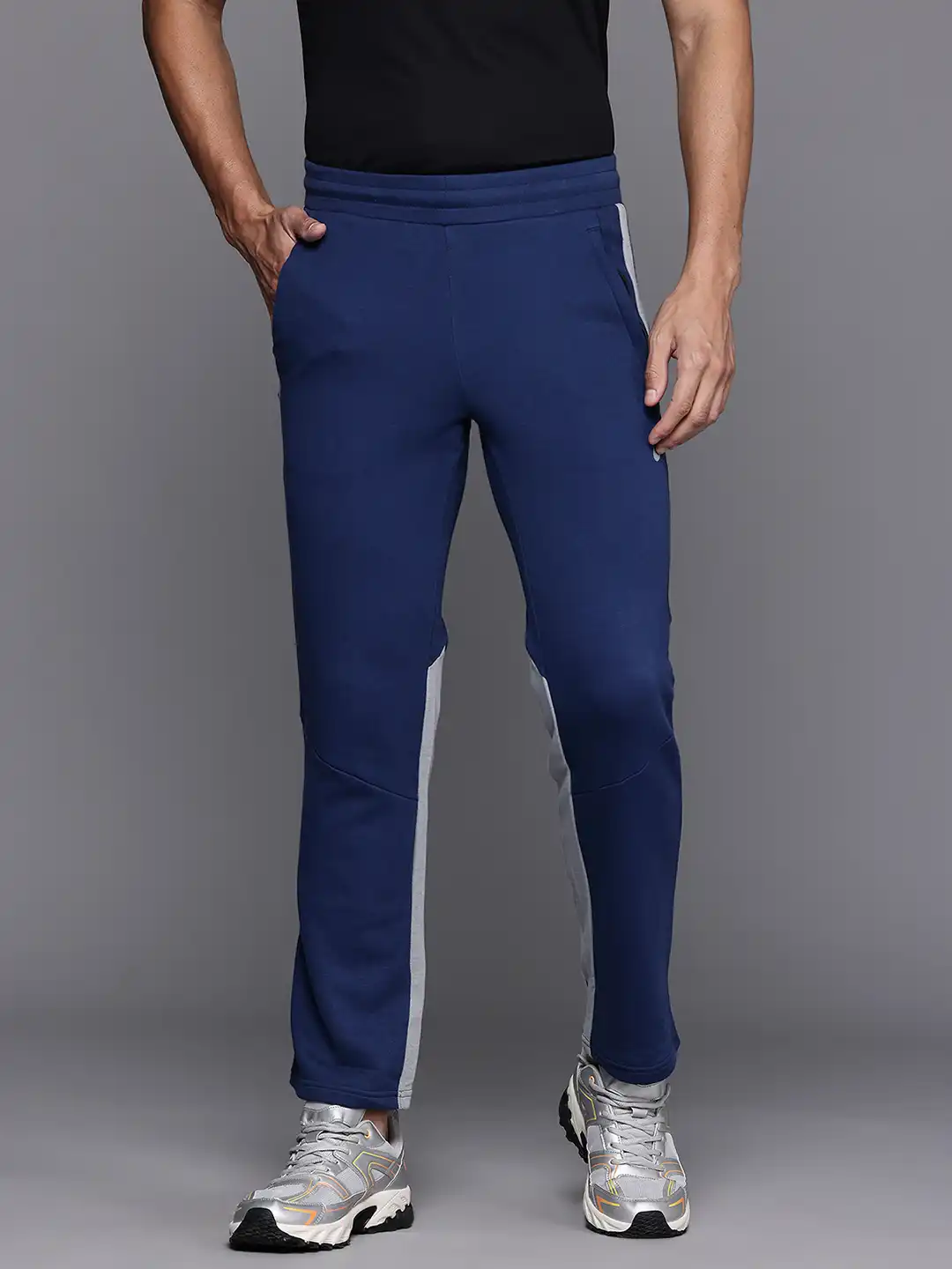 Buy ASICS Men Mid-Rise Cut & Sew Open Hem Training Track Pants
