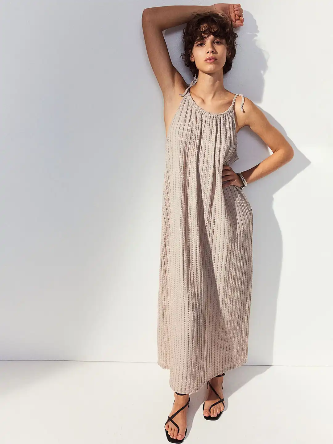 h&m jersey maxi dress Buy H&M Textured Jersey Maxi Dress - Dresses for Women 30145242