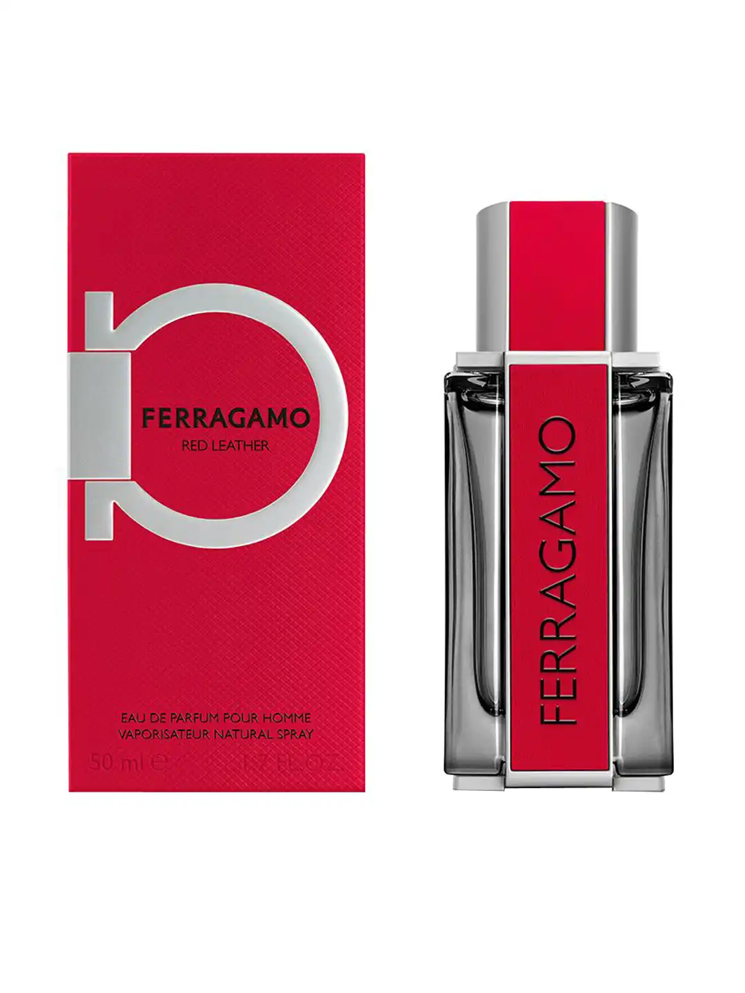 Buy Salvatore Ferragamo Men Red Leather Long Lasting Eau de Parfum