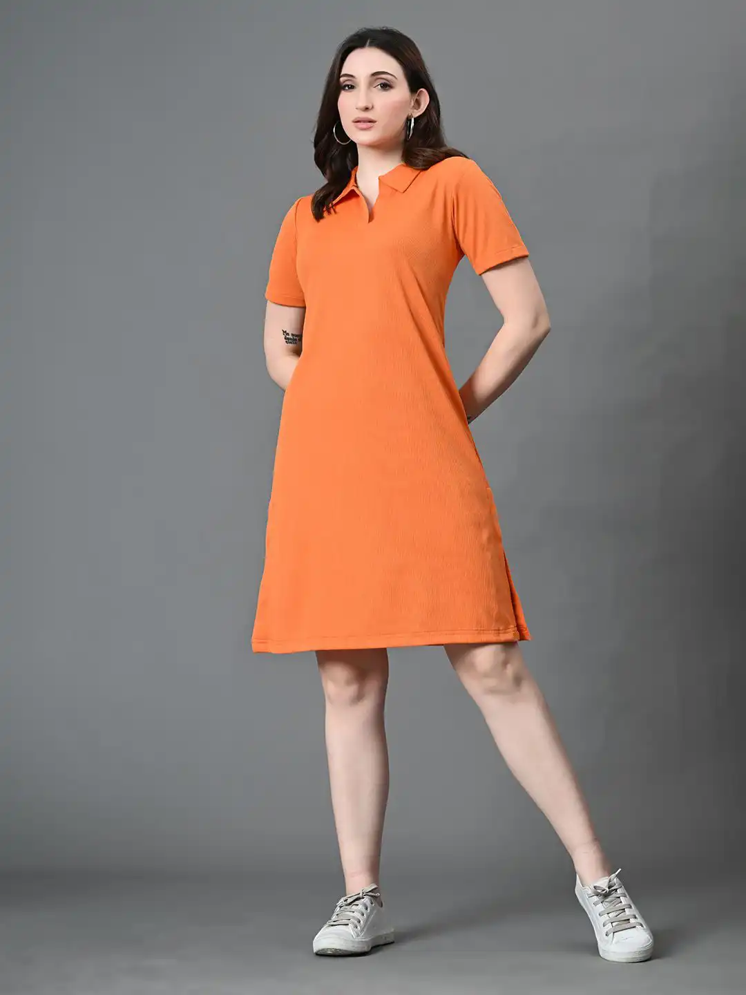 Buy The Roadster Lifestyle Co. Women Short Sleeves A-Line Dress - Dresses  for Women 30151686 | Myntra