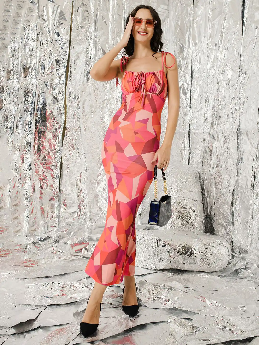 bodycon dress myntra Buy TANDUL Printed Sleeveless Maxi Bodycon Dress - Dresses for Women  30166179