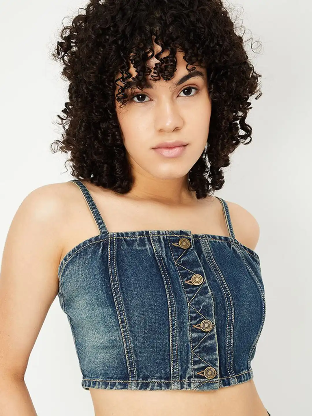 良品 Ameri TAYLOR OPAL DENIM BUSTIER Buy MAX ALAYA F x URB_N Women Denim Bralette Top - Tops for Women