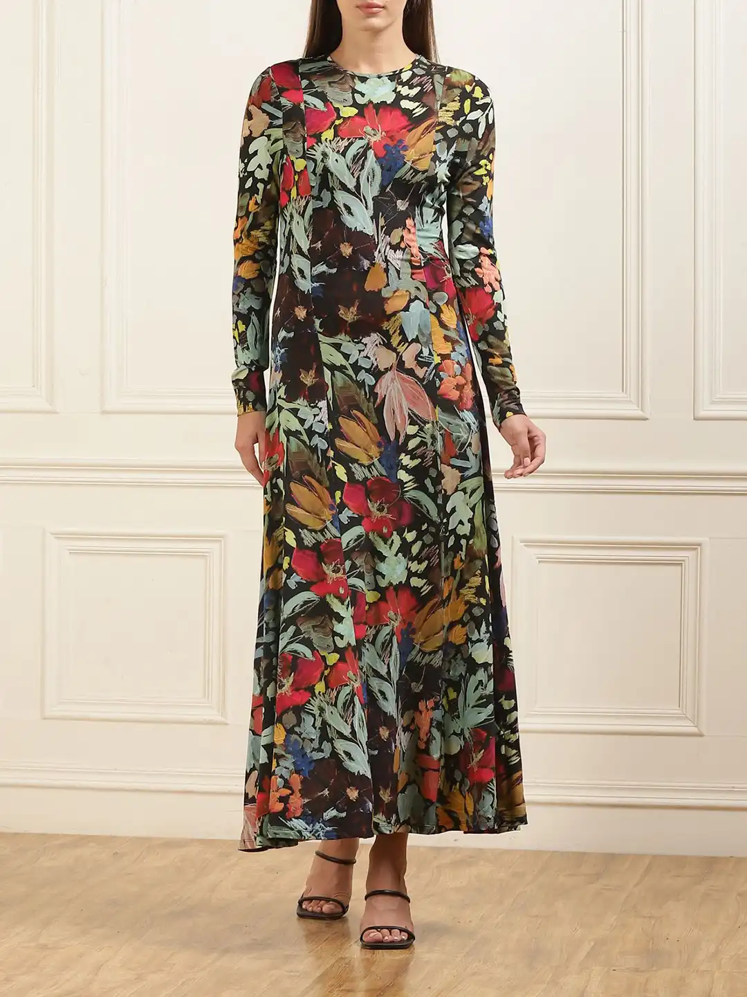 Buy Ted Baker Floral Printed A-Line Maxi Dress - Dresses for Women 30210438  | Myntra