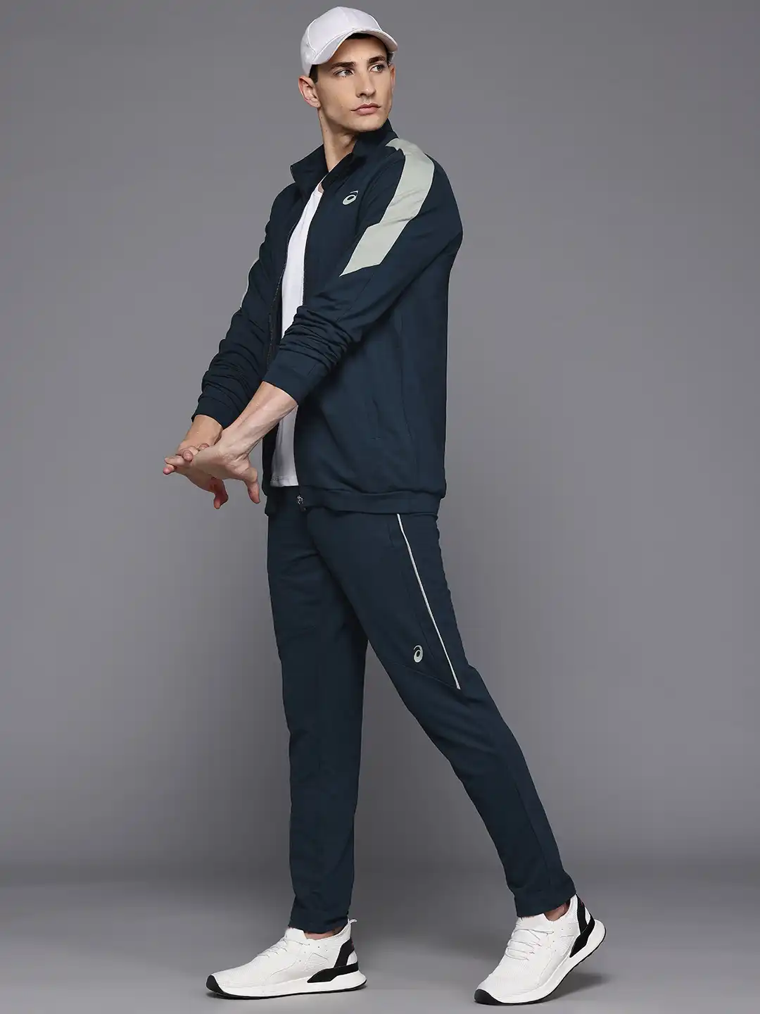 MLBstyle Buy ASICS Mock Collar Colorblocked Detail Sports Tracksuit