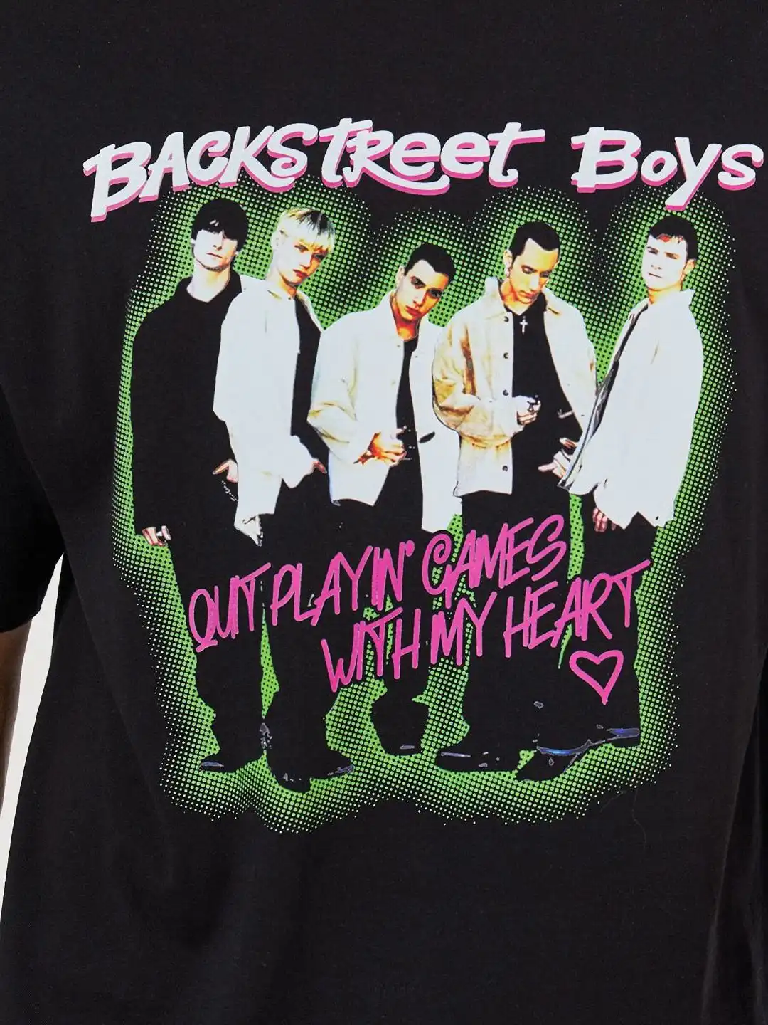 Buy Styli Men Backstreet Boys Graphic Printed Compact Jersey