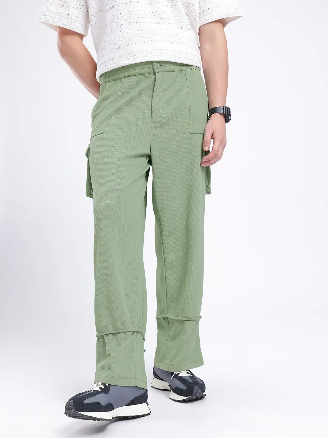 Buy Kook N Keech X fwd Men Relaxed Cargo Trousers - Trousers for