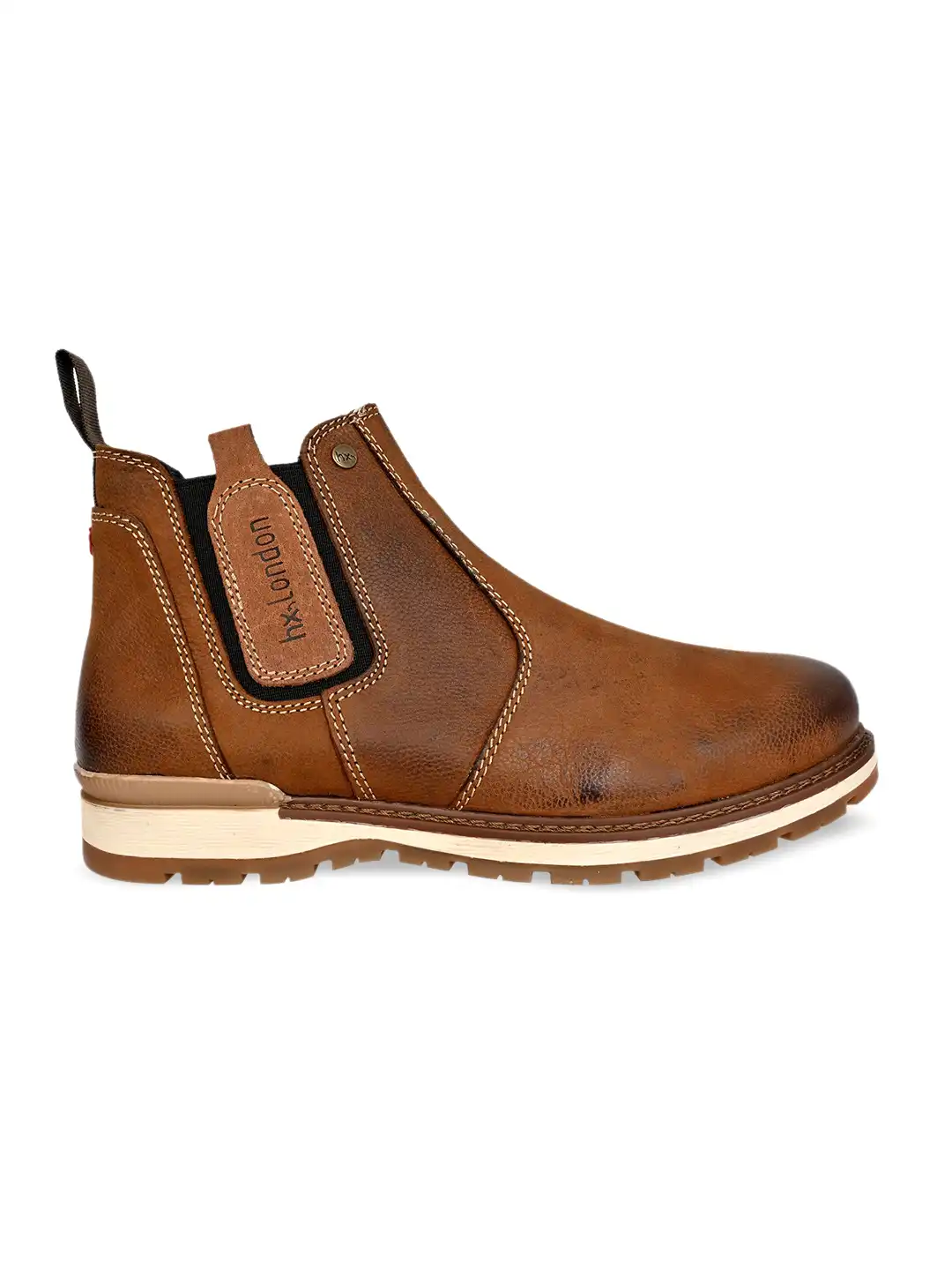 Chelsea69様　おまとめ Buy HX London Men Leather Formal Round Toe Mid Top Lace-Up Chelsea