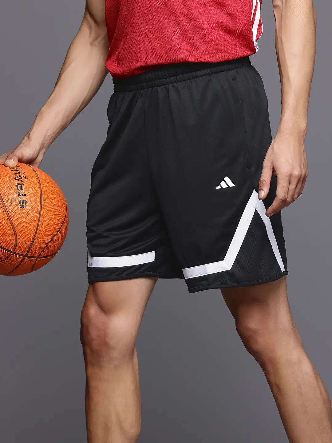 Buy ADIDAS Originals Men Pro Block Basketball Shorts - Shorts for