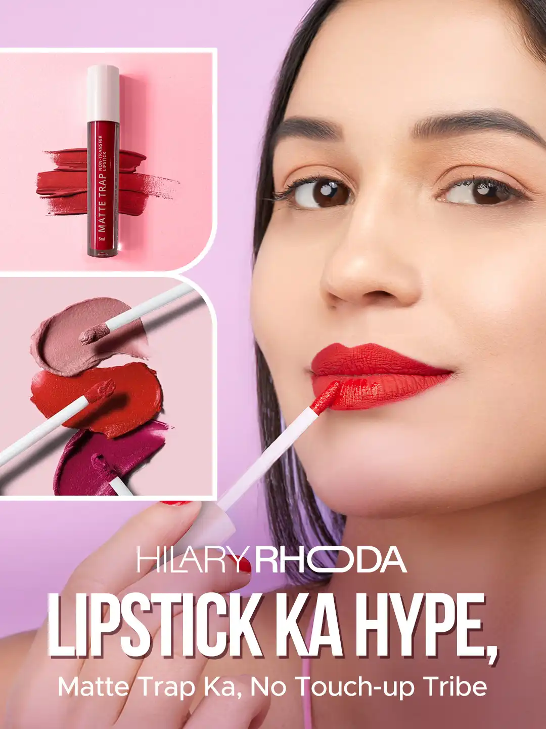 Buy Hilary Rhoda Matte Trap Non Transfer Liquid Lipstick 5ml