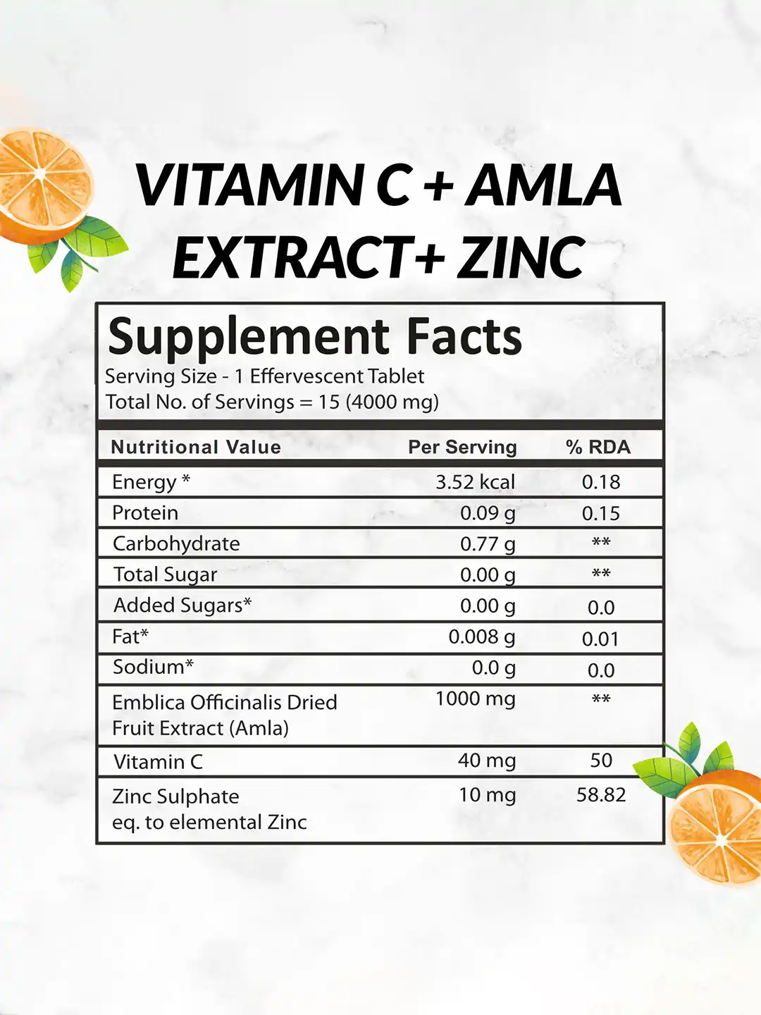 Buy Swisslife Forever Orange Flavoured Vitamin C Amla Extract +
