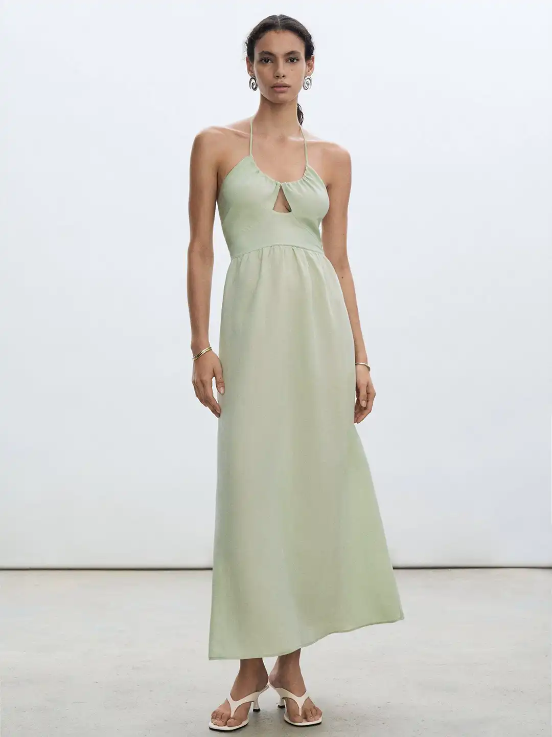 Buy MANGO Halter Neck Maxi Dress - Dresses for Women 30439925 | Myntra Buy MANGO Halter Neck Maxi Dress - Dresses for Women 30439925 | Myntra