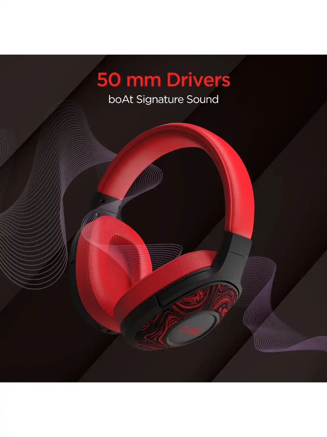 Buy boAt Rockerz 550 Wireless Headphones With Upto 20Hrs Playback