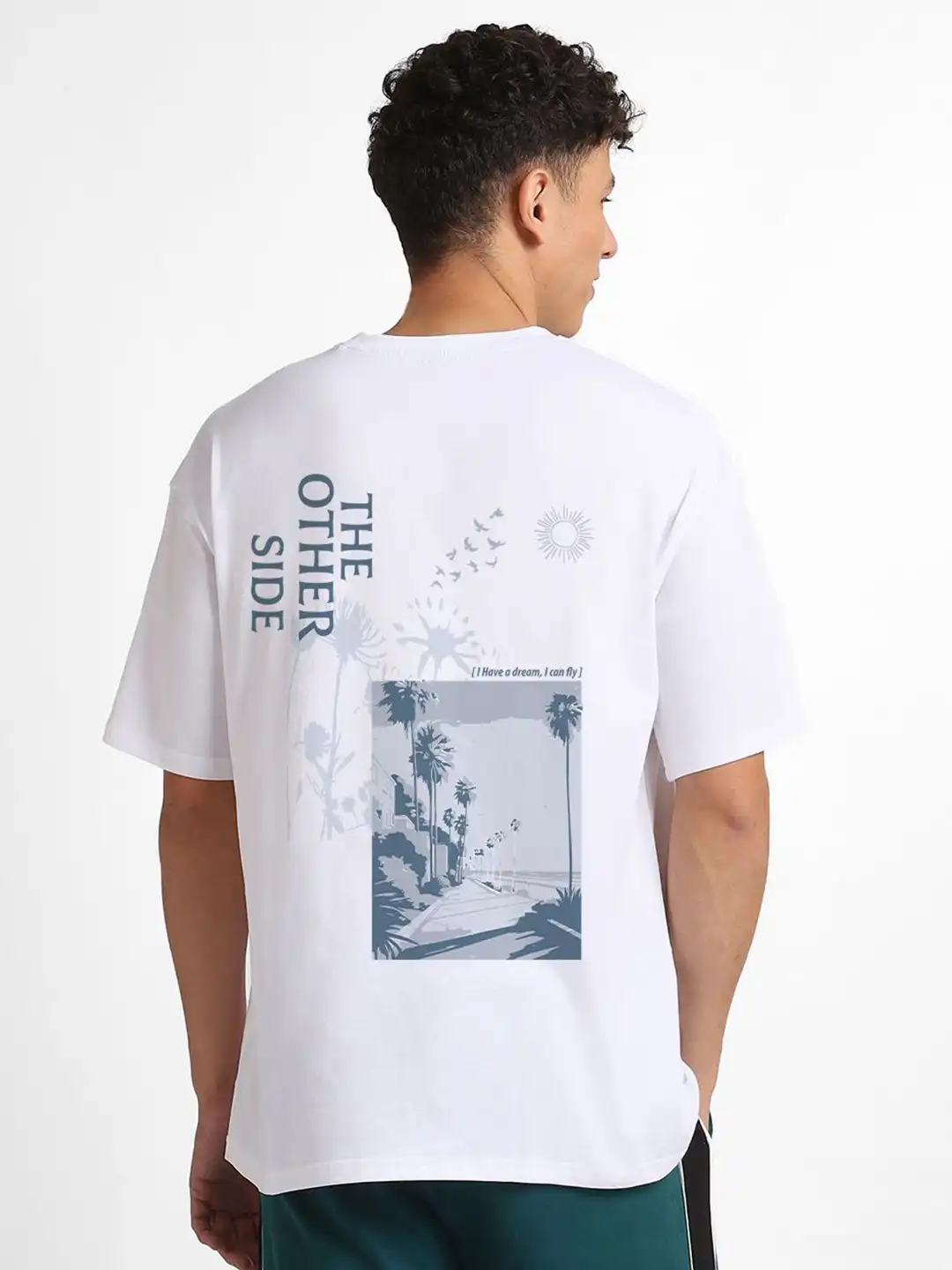 Buy NOBERO Men Oversized Graphic Printed Cotton T-shirt - Tshirts