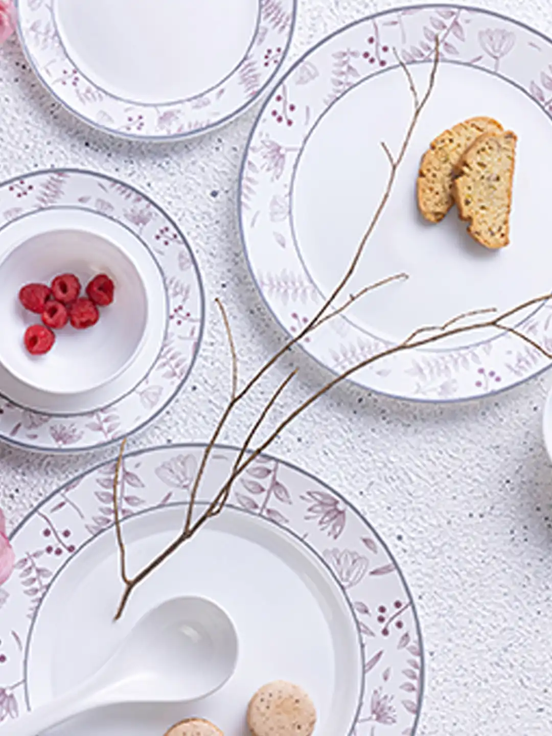 Buy Larah by BOROSIL Premia Series Grandeur 51 Pieces Opalware