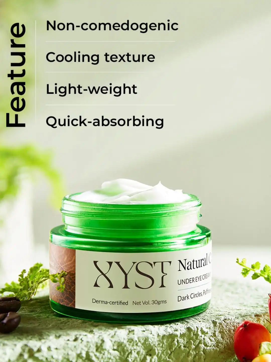 Buy Xyst Natural Caffeine Under Eye Cream With Rosehip Oil- 30g
