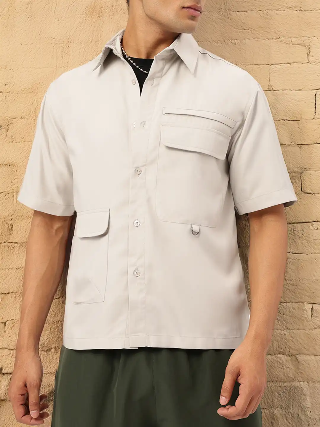 Buy Kook N Keech X fwd Oversized Flap Pocket Shirt - Shirts for