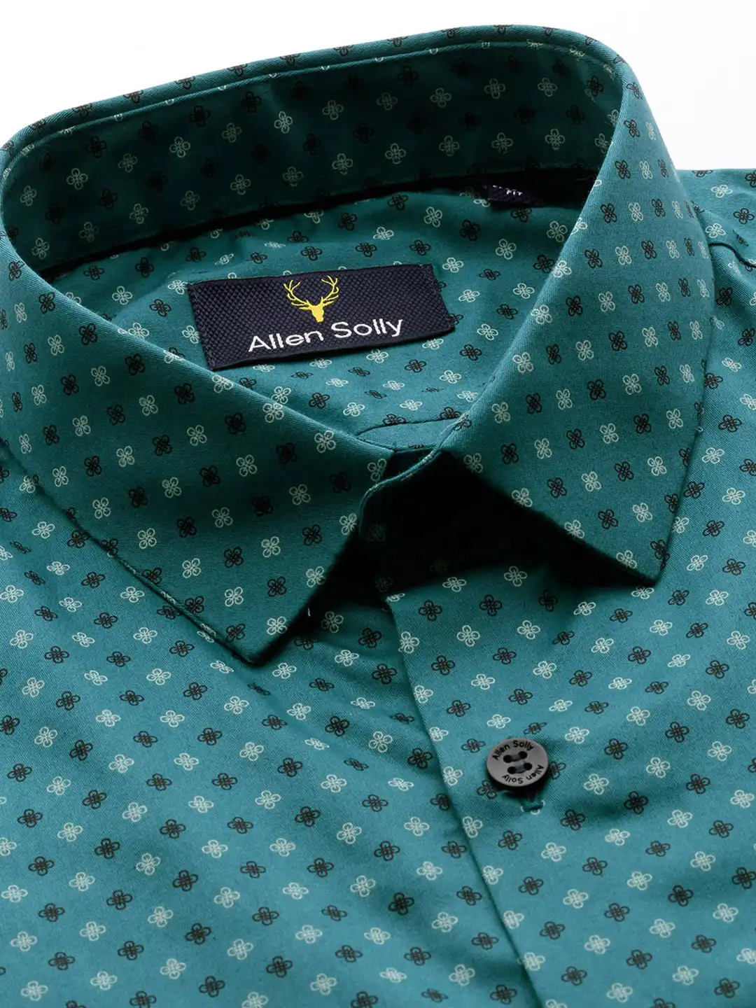 Buy Allen Solly Pure Cotton Classic Fit Floral Printed Formal