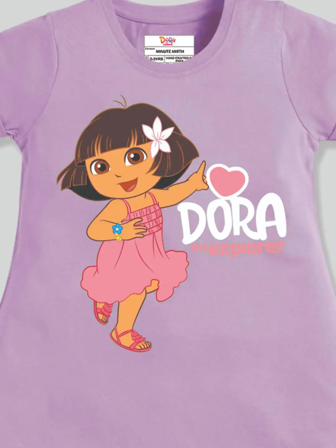 Buy YK X Minute Mirth Girls Dora Printed A-Line Dress - Dresses for Girls  30702816 | Myntra