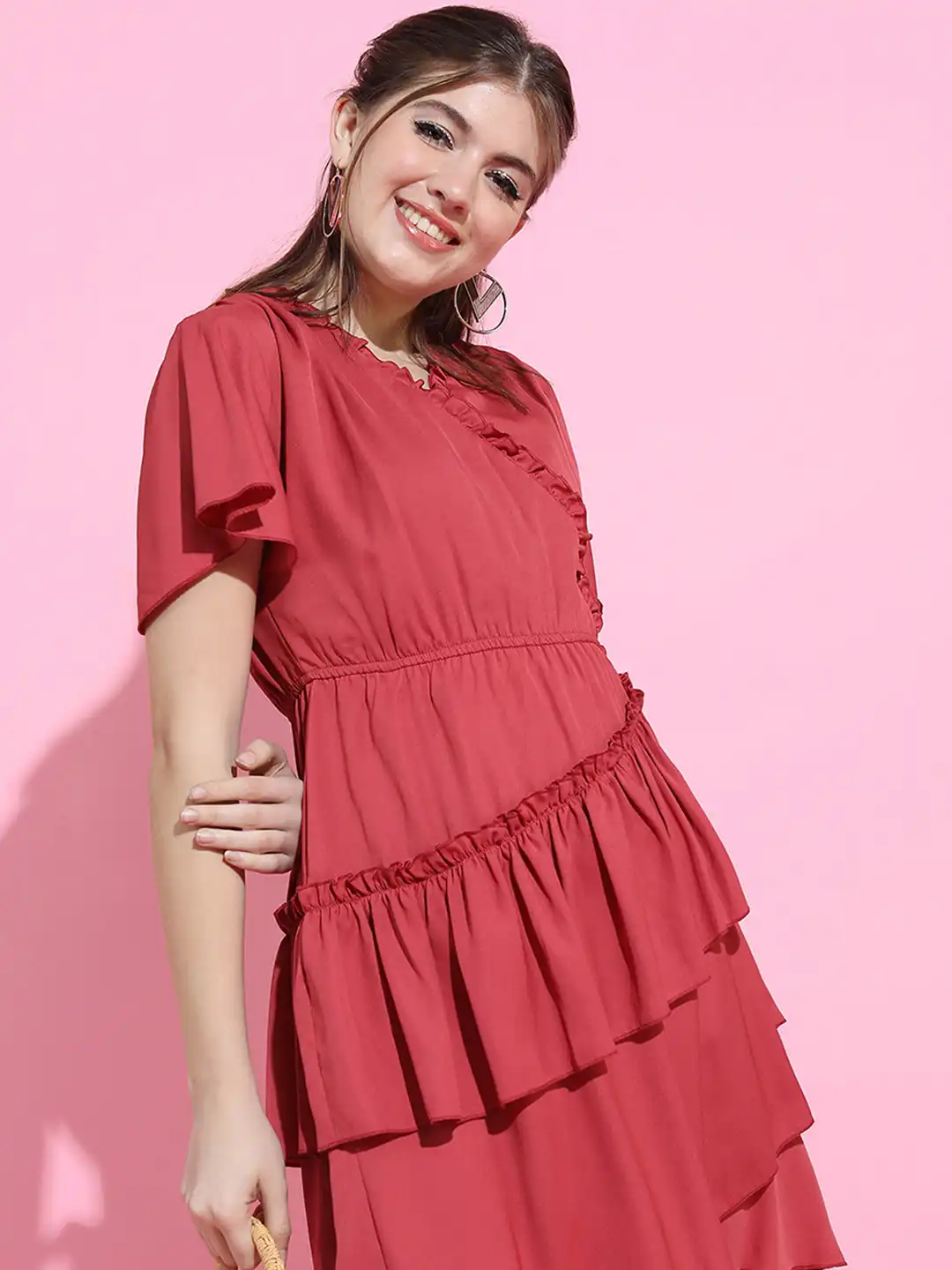 Buy Tokyo Talkies Women Solid Fit and Flare Dress - Dresses for Women  30760933 | Myntra