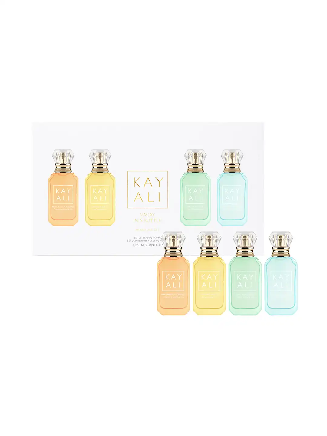 ♡SALE♡ 未開封 KAYALI 香水 ミニボトル ギフトボックス 4本セット Buy Kayali Vacay in a Bottle Miniature Fragrance Set - 10 ml each