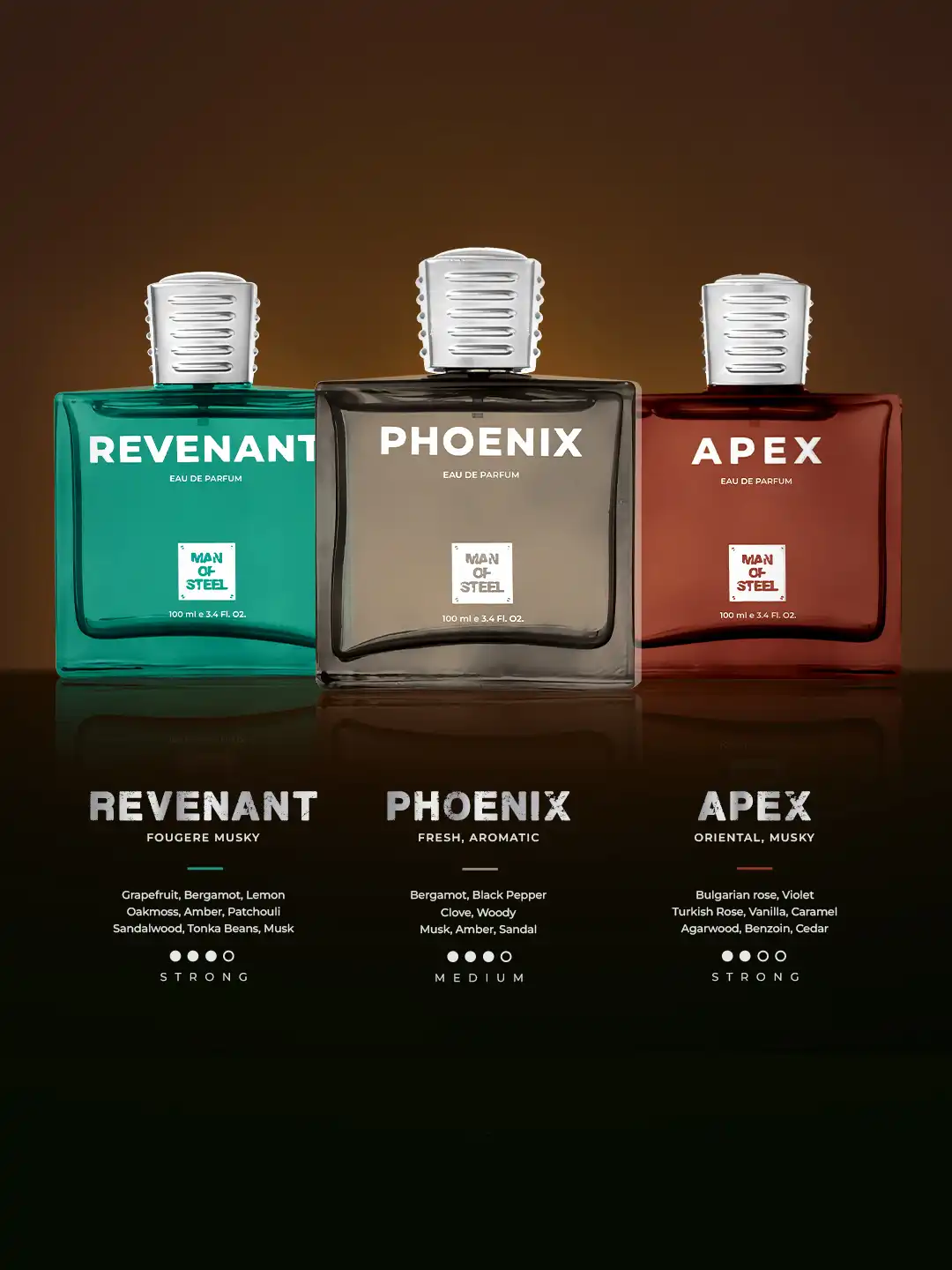 Buy Denver Man of Steel Phoenix Eau de Parfum - 100 ml - Perfume