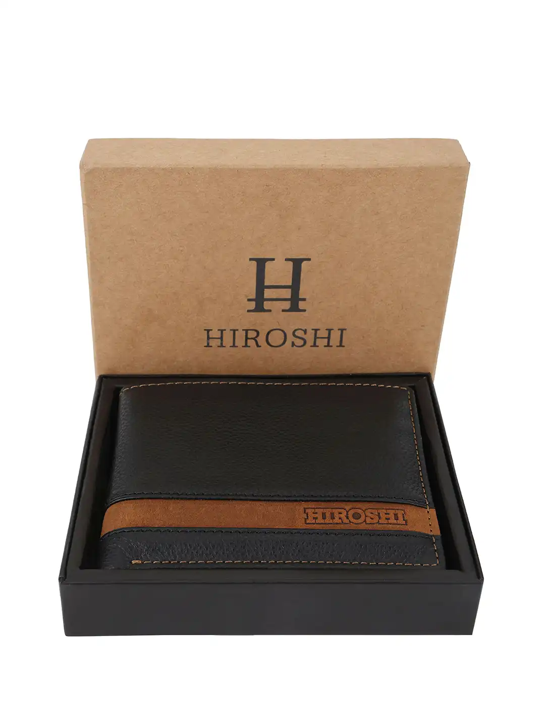 Buy HIROSHI Men Leather Two Fold Wallet - Wallets for Men 30973388