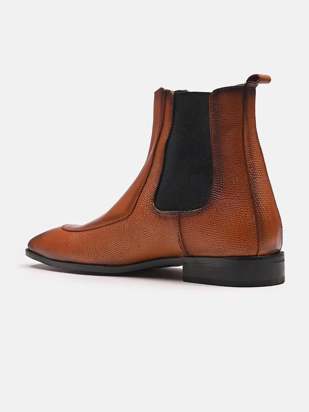 Buy ITALIAN ELEGANZA Men Textured Leather Chelsea Boots - Boots